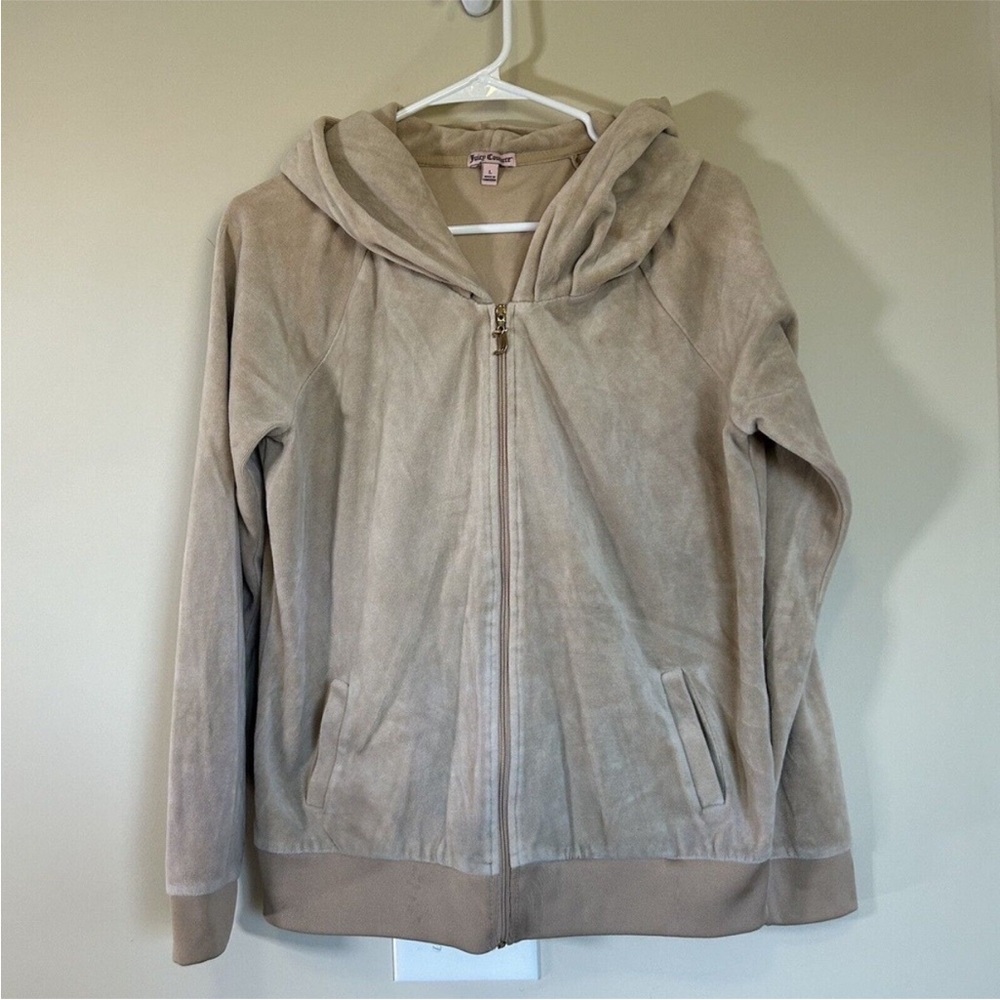 Juicy Couture y2k Tan Track Jacket size large